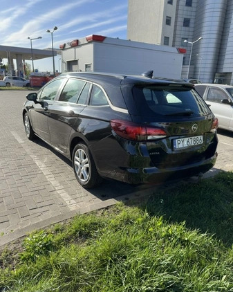Opel Astra cena 29500 przebieg: 170000, rok produkcji 2017 z Poznań małe 407